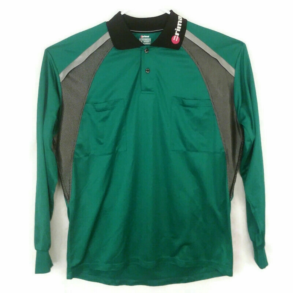 Erima Mens Referee Jersey Long Sleeve Size XXL Grn